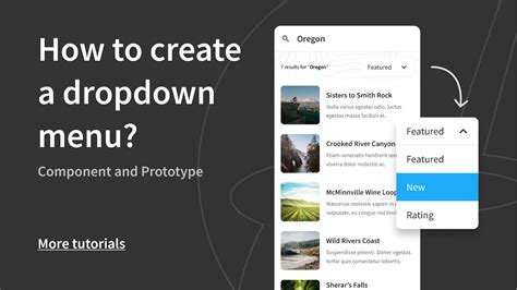 How To Create A Dropdown Menu Figma