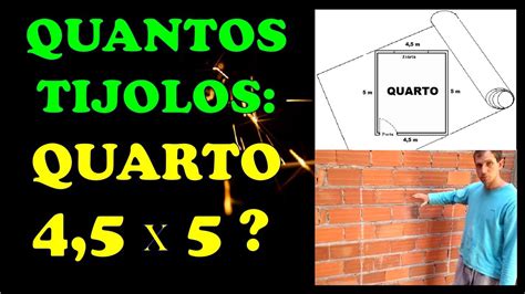 QUANTOS TIJOLOS GASTA PRA FAZER UM QUARTO 4 5 X 5 YouTube