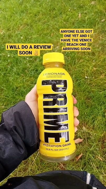 Prime Lemonade The Plain Bottle Contentcreator Funny Uk Primedrink