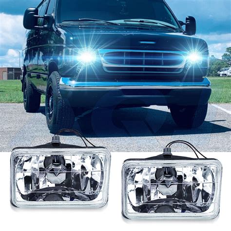 X Led Headlight H Hi Lo Beam Fit For Toyota Pickup