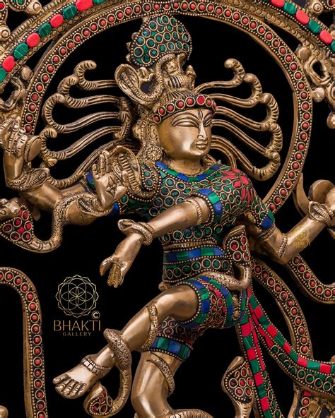 Brass Dancing Shiva Nataraja Statue Large 20 Inch Dancing Shiva Natraj