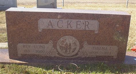 Thelma Inez Hunt Acker 1909 1973 Memorial Find A Grave