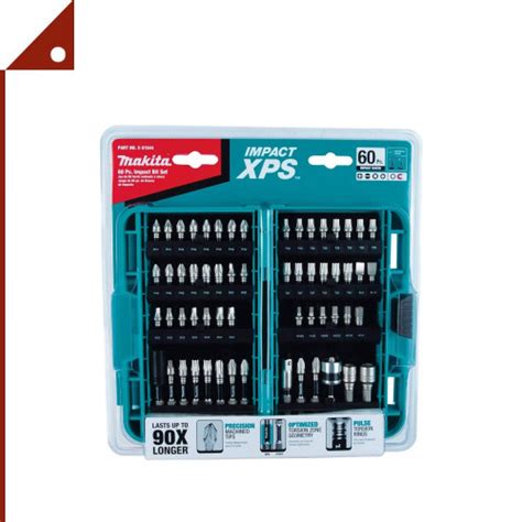 Makita Mkte 01644 ชุดดอกไขควง Impact Xps 60 Piece Impact Bit Set