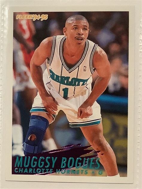 1994 Fleer 19 Muggsy Bogues Charlotte Hornets NM MT EBay