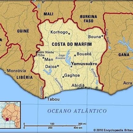 Pa Ses Do Continente Africano Costa Do Marfim Matem Tica F Cil