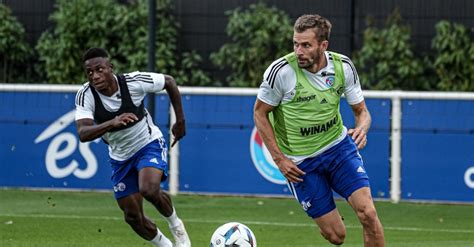 rc strasbourg  message clair avant auxerre