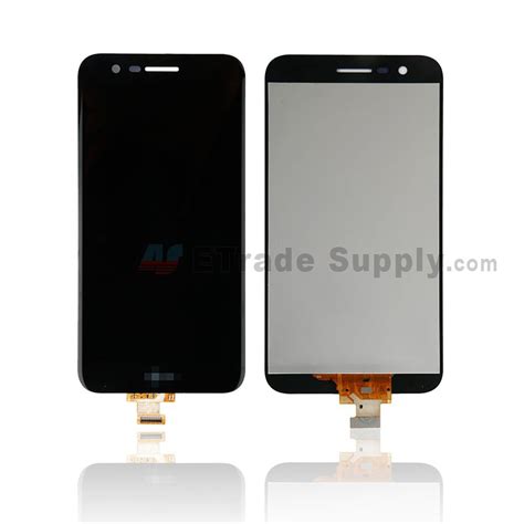 LG K10 2017 LCD Screen And Digitizer Assembly Black With Logo