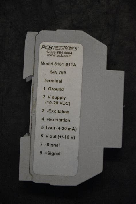 Pcb Piezotronics 8161 011a Strain Gage Signal Conditioner Ebay