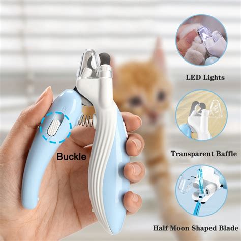 Jual Gunting Kuku Anjing Led Pet Nail Cutter Grooming Hewan Kucing Anti