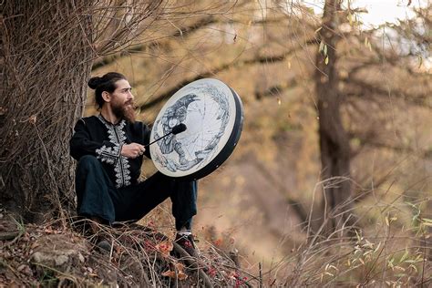 Shaman Vegan Raven Drum Sound Therapy Tool Tunable