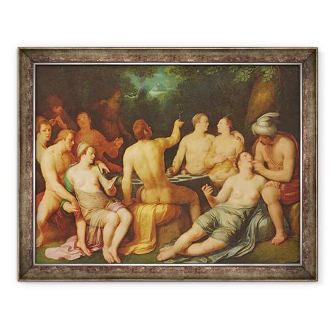 Tablou Inramat Cornelis Cornelisz Van Haarlem Coruptia Lumii