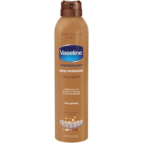 Vaseline Vaseline Intensive Care Cocoa Radiant Spray Moisturizer Review Beauty Bulletin