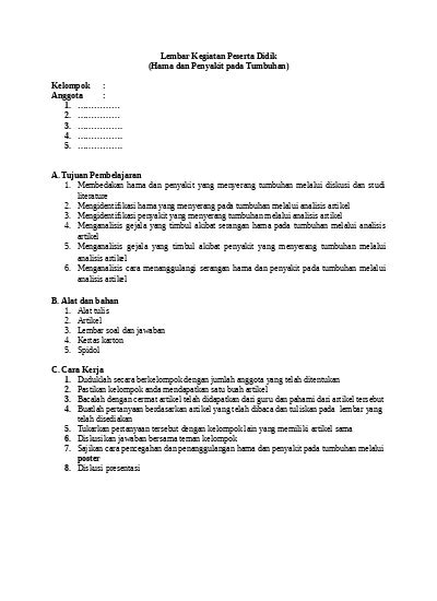 Top Pdf Lembar Kegiatan Peserta Didik Lkpd