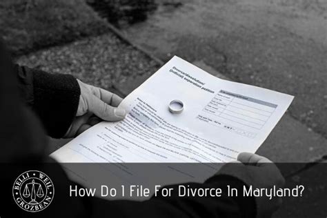 How Do I File For Divorce In Maryland