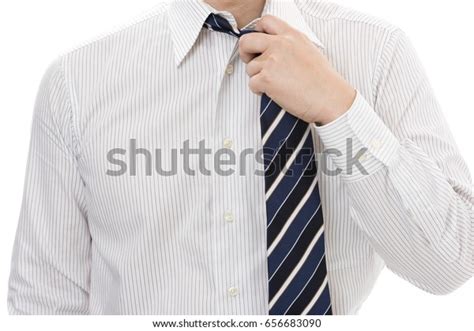 Businessman Loosening Tie Stock Photo Shutterstock