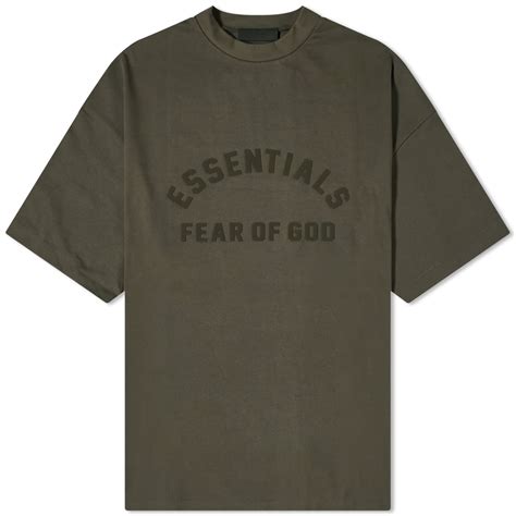 Fear Of God Essentials Spring Printed Logo T Shirt Ink End Kr