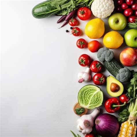 Fondo de alimentos saludables fotografía de alimentos de frutas y