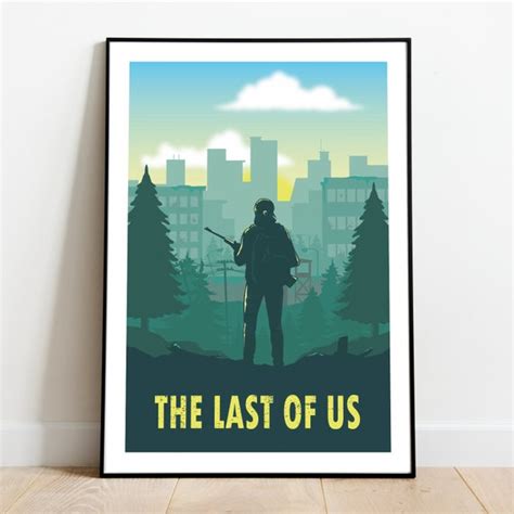 The Last Of Us Gaming Poster Gaming Print The Last Of Us Etsy