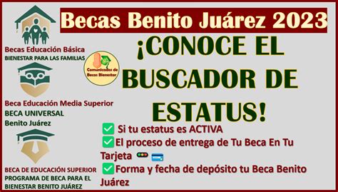 As Funciona El Buscador De Estatus De Las Becas Benito Ju Rez Aqu