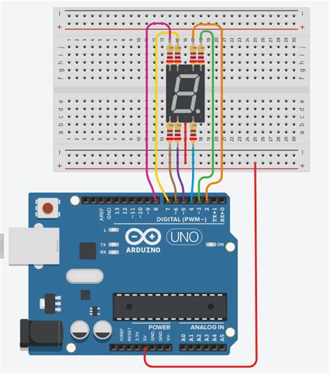 Cómo Conectar Un Display De 7 Segmentos Con Arduino Para Arduino