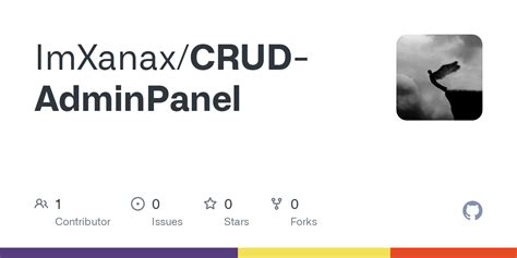 Github Imxanax Crud Adminpanel