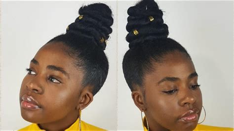 Comment Plaquer Ses Cheveux Naturels Tuto Chignon Ninja Bun B C