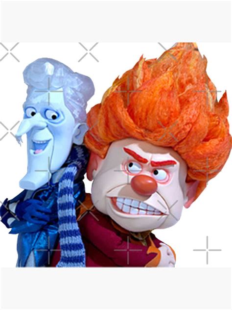 "Snow/Heat Miser" Poster by cjackvony | Redbubble