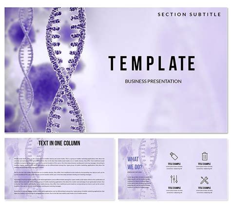 Human Genome Dna Keynote Presentation Templates Themes