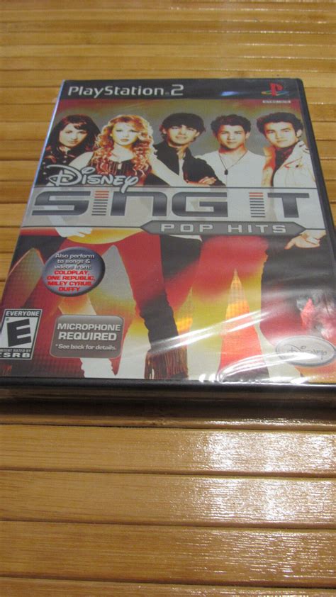 Disney Sing It Pop Hits Sony Playstation New Free Shipping