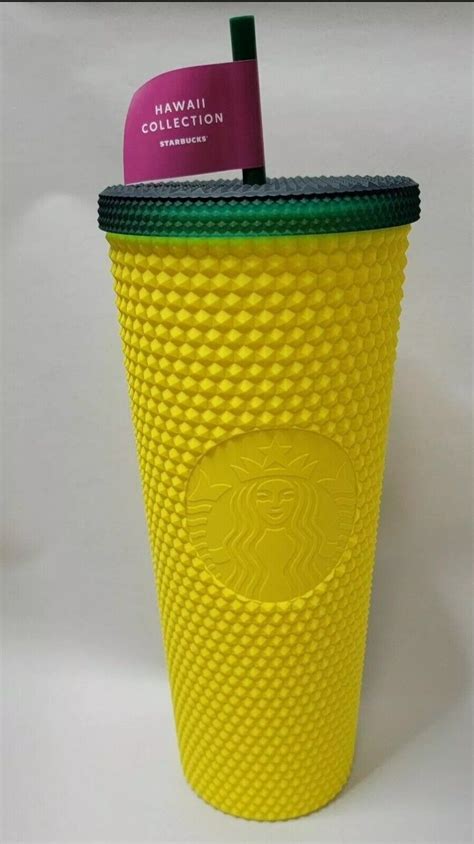 Starbucks Hawaii Exclusive Pineapple Matte Studded Tumbler Venti Cup