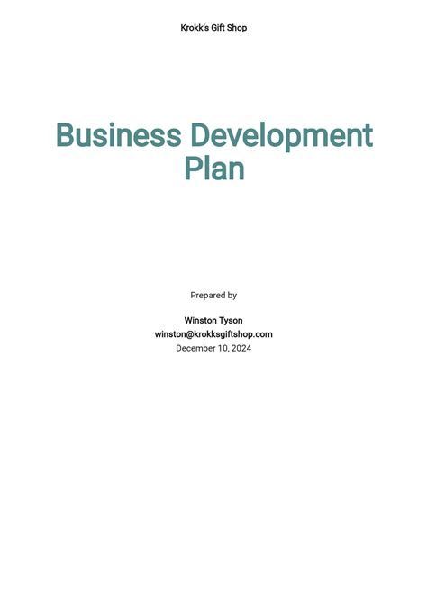 Download 14+ Business Development Plan Templates - Google Docs ...