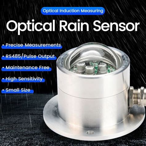 Optical Rain Sensor Dual Channel Outdoor Meteorological Rain Gauge