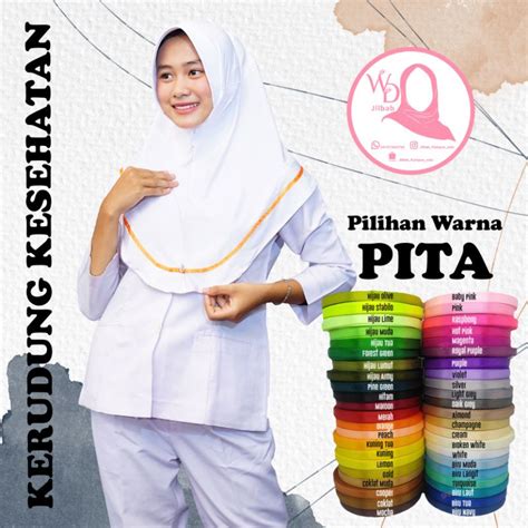 Jual Jilbab Kesehatan Instan Pet Serut Perawat Bidan Rekammedis Bisa