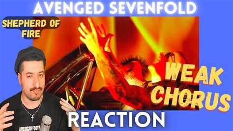 Weak Chorus Avenged Sevenfold Shepherd Of Fire Reaction