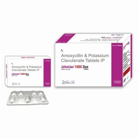 Amoxycillin Trihydrate IP 875 Mg Clavulanate Potassium IP 125 Mg