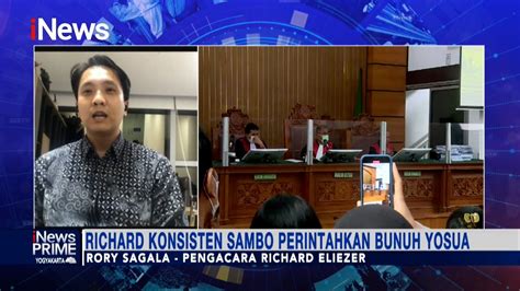 Kuasa Hukum Eliezer Richard Konsisten Sambo Perintahkan Bunuh Yosua