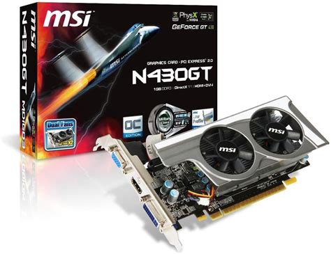 MSI N430gt Md1gd3 Oc LP Carte Graphique Nvidia GeForce GT 430 Carte