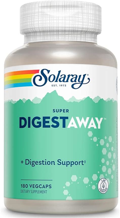 Solaray Super Digestaway Capsules, 180 Count : Amazon.com.au: Health ...