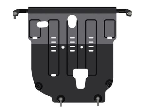 Защита картера двигателя и КПП SHERIFF сталь 1,8 мм для Hyundai Solaris ...