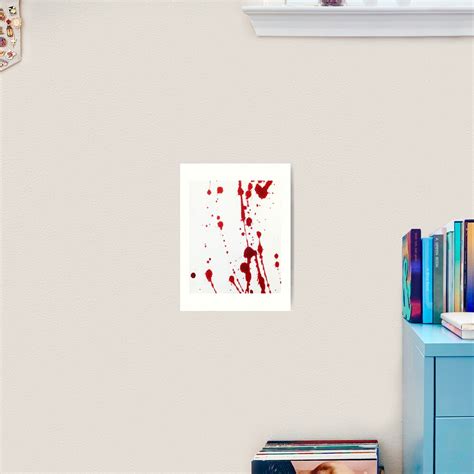 "Blood Spatter Knife Cast Off" Art Print for Sale by jenbarker | Redbubble