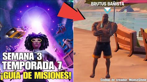 Como Completar Todas Las Misiones Legendarias De La Semana 3 Fortnite