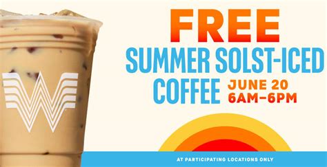 REMINDER: FREE 16-ounce Iced Coffee at Whataburger - I Crave Freebies