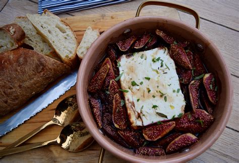 Baked Feta With Figs And Honey Recipe From Lucy Loves Food Blog