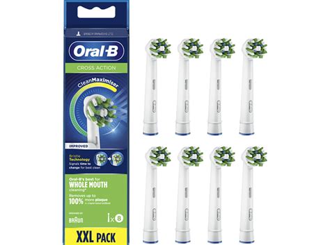 Oral B Opzetborstels Crossaction Eb Opzetborstel Wit