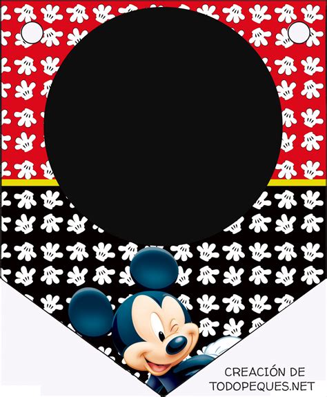 Banderines Mickey Todo Peques