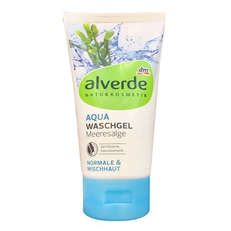 Alverde NATURKOSMETIK Aqua Waschgel Meeresalge 150ml Tube