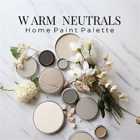 Warm Neutrals Sherwin Williams Color Palette Guide Digital Download Etsy