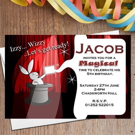 Magic House Birthday Invitations Enchanting Magic House Birthday Party