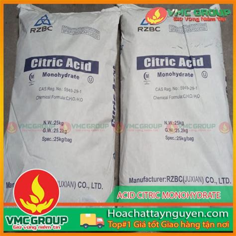 BÁn Acid Citric Monohydrate Bao 25kg Tq HÓa ChẤt KhÁnh HÒa™ HÓa