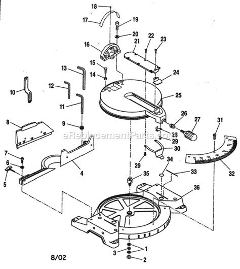 Craftsman 10 Inch Laser Compound Miter Saw Parts | Reviewmotors.co